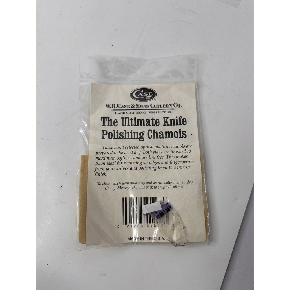 Case XX Lint Free Polishing Chamois for Pocket Knives Made in USA Multi